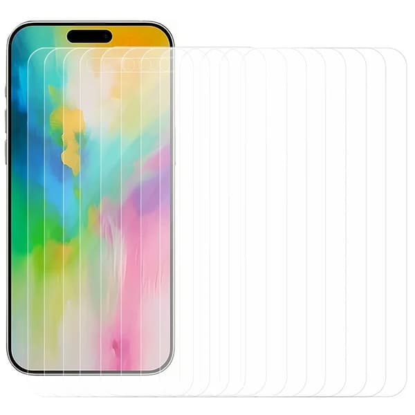 [BULK 50kpl] iPhone 16 Plus Karkaistu Lasinen Näytönsuoja - Läpinäkyvä