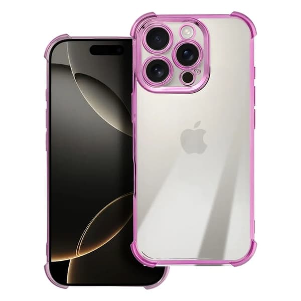 Telefontaske til iPhone 15 Pro Max Antishock Electro - Lilla