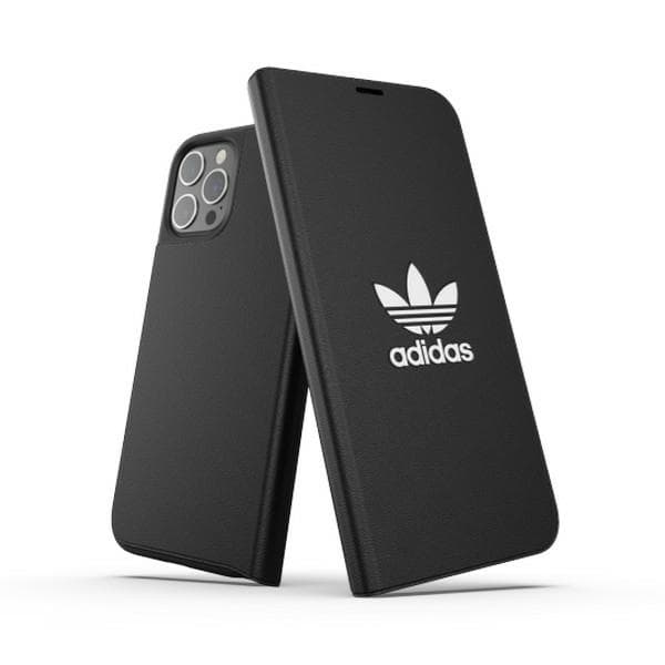 Adidas iPhone 12 Pro Max Lompakkokotelo BASIC - Musta/Valkoinen