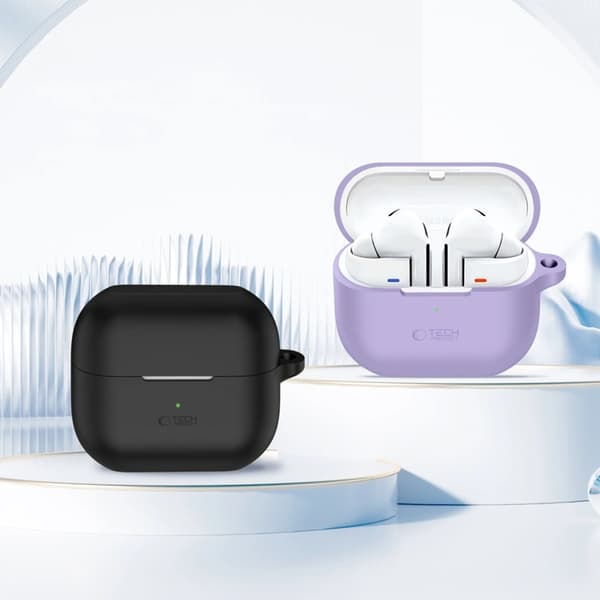 Tech-Protect Galaxy Buds 3/3 Pro Skal Silikon Hook - Lavender