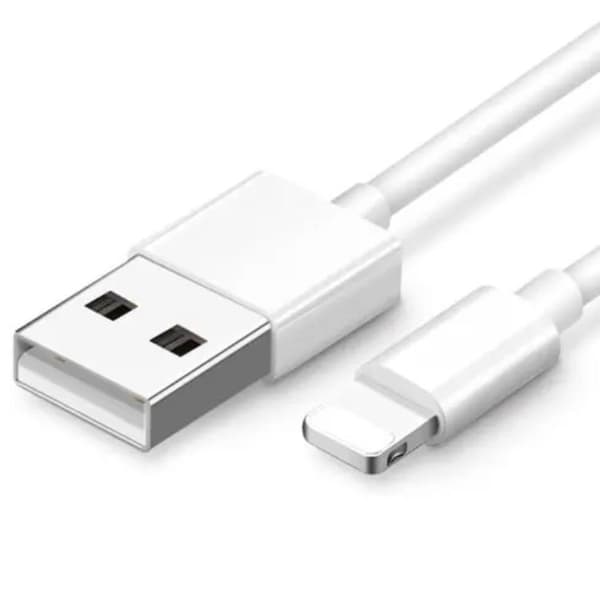 Sign USB-A til Lightning Kabel 10W 2m - Hvid