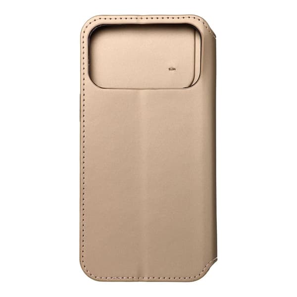 iPhone 17 Pro Max Plånboksfodral Dual Pocket - Guld