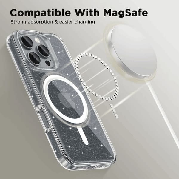 Tech-Protect Mobilskal till iPhone 16e Magsafe Flexair - Glitter