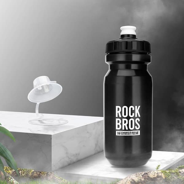Rockbros-pyöräpullo 600 ml 35210066001 - Musta
