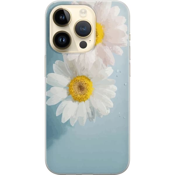 Taske til Apple iPhone 15 Pro med sommerblomster