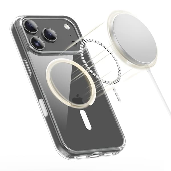 Tech-Protect Mobilskal till iPhone 17 Pro Max Magsafe Flexair Hybrid - Clear