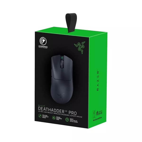 Razer DeathAdder V3 Pro Gaming Mus - Sort