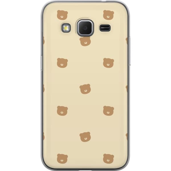 Taske til Samsung Galaxy Core Prime med bjørnemønster
