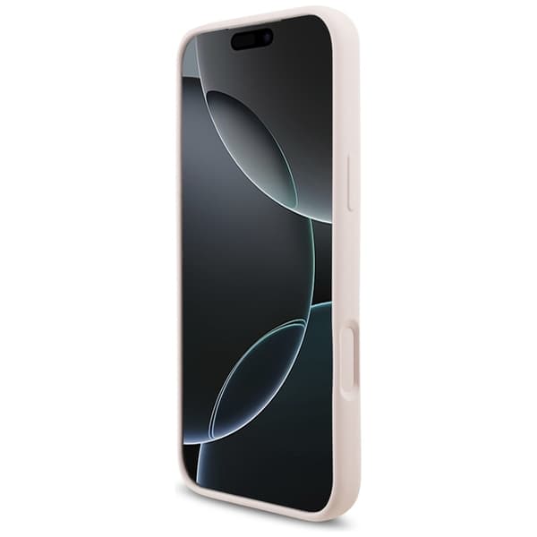 Guess Mobilskal För iPhone 17 Pro Max Magsafe Script Metal Logo - Rosa