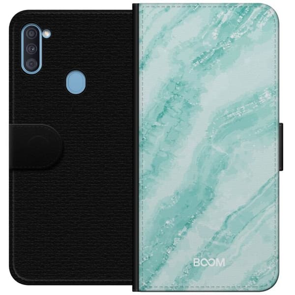 Pung Taske til Samsung Galaxy A11 med Mint Marmor