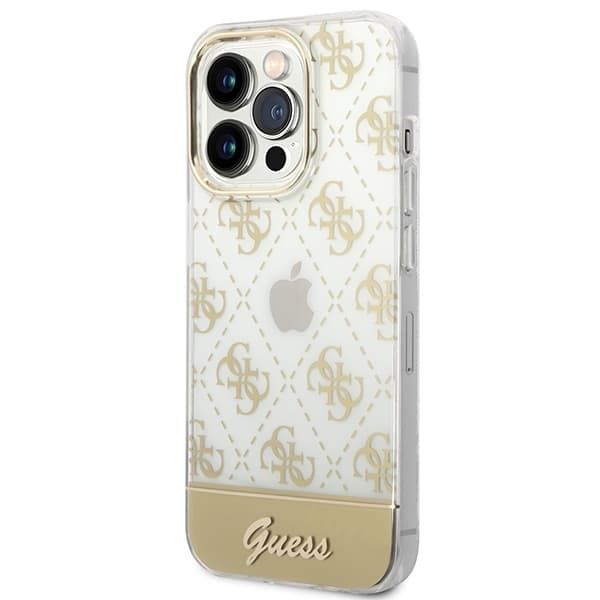 Guess Matkapuhelimen kuori iPhone 14 Pro Max MagSafe 4G Pattern Script