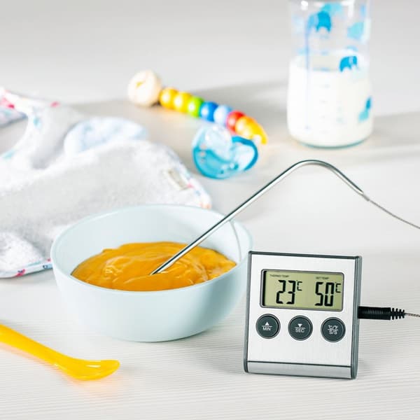 XAVAX Kødtermometer Digital Timer Kabelsensor