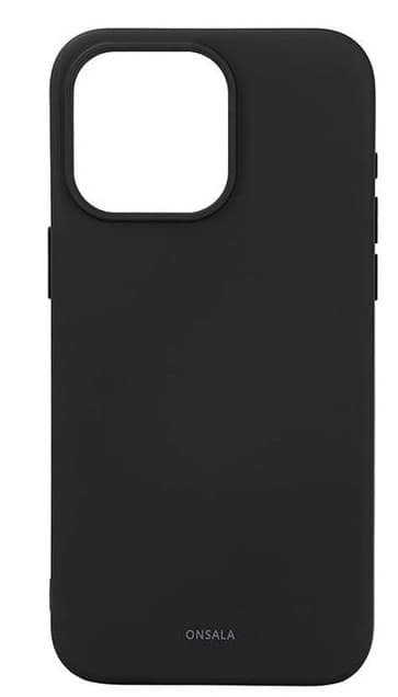 Onsala Telefontaske til iPhone 15 Pro Max Magsafe Silikone - Sort