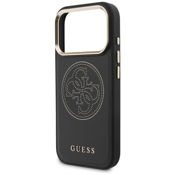 Guess Mobilcover Til iPhone 17 Pro Max MagSafe Perforated 4G - Sort
