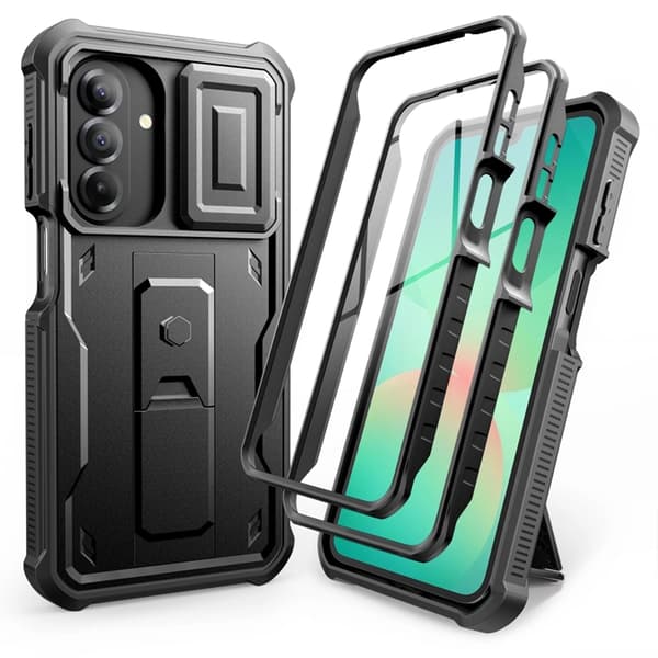 [2-Pack] Tech-Protect Mobilskal För Galaxy A27 Kevlar Camplus - Svart