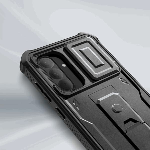Tech- Protect telefontaske til Galaxy A36 5G Kevlar Cam Plus - Sort