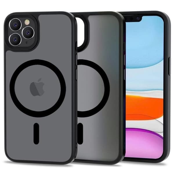 Tech-Protect Magsafe iPhone 11 Pro Kuori Matta - Musta