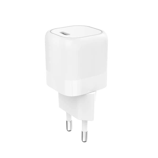 Gearoplader 220V 1xUSB-C PD/PPS 25W - Hvid