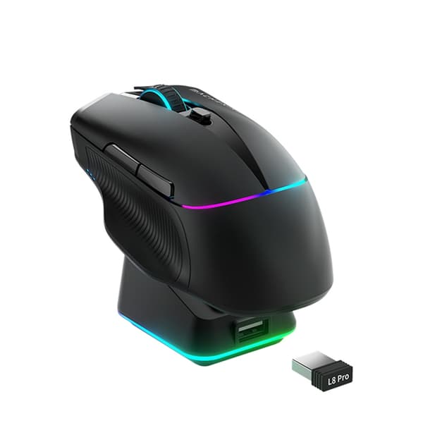 Machenike Trådløs Gamingmus L8 Pro - Sort