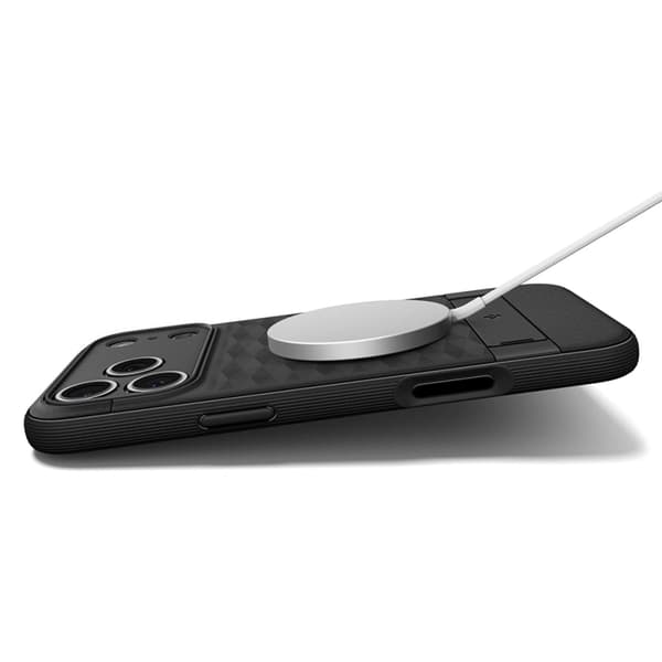 Spigen Telefontaske til iPhone 17 Pro Max Magsafe Parallax - Sort