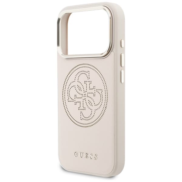 Guess Mobilskal För iPhone 17 Pro MagSafe Perforated 4G - Rosa