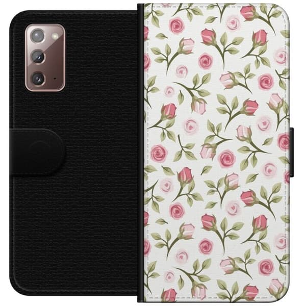 Pung Taske til Samsung Galaxy Note20 med Blomster