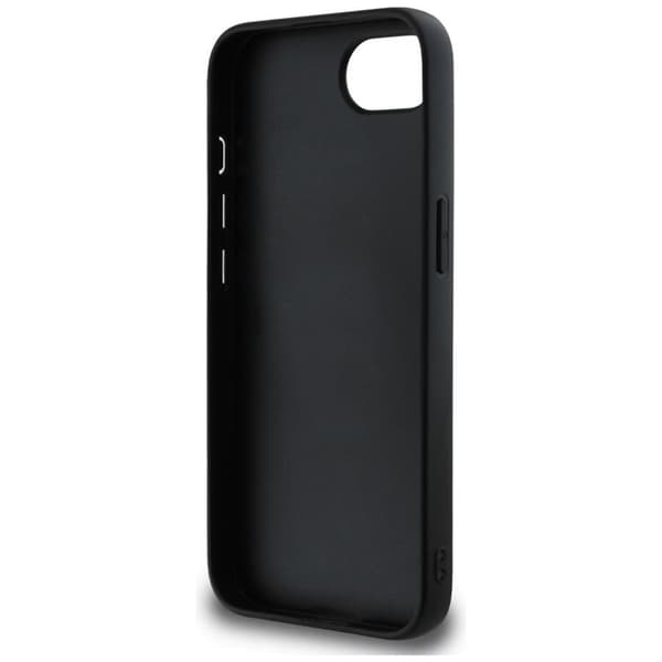 DKNY telefontaske til iPhone 16e Repeat Texture Tonal Stripe - Sort