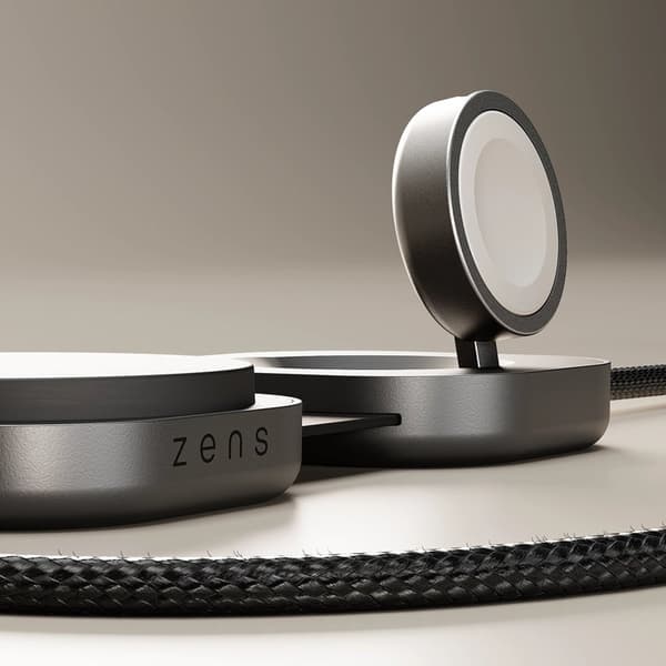 ZENS Opladningskabel USB-C Qi2 Pro 3 Sort