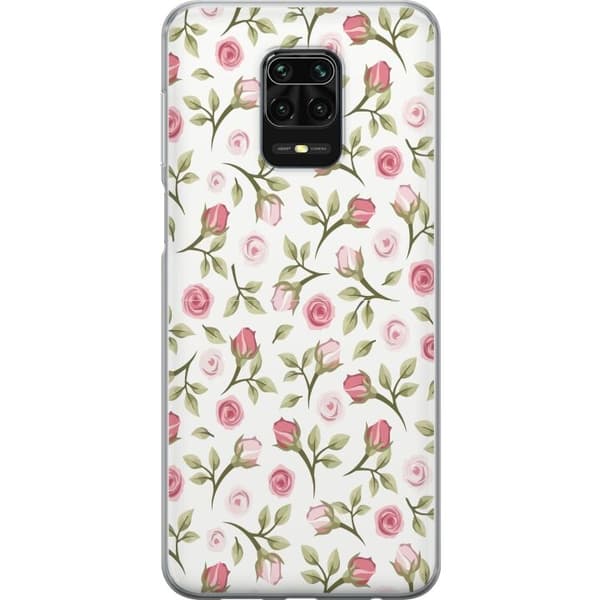 Telefontaske til Xiaomi Redmi Note 9S med blomster