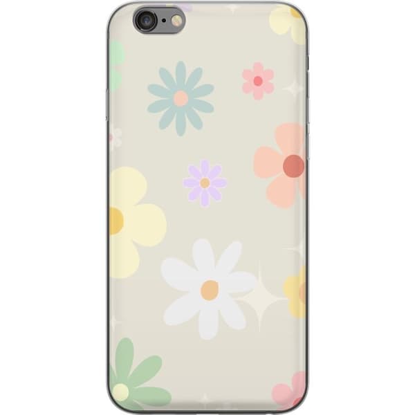 Taske til Apple iPhone 6s Plus med fejende blomster