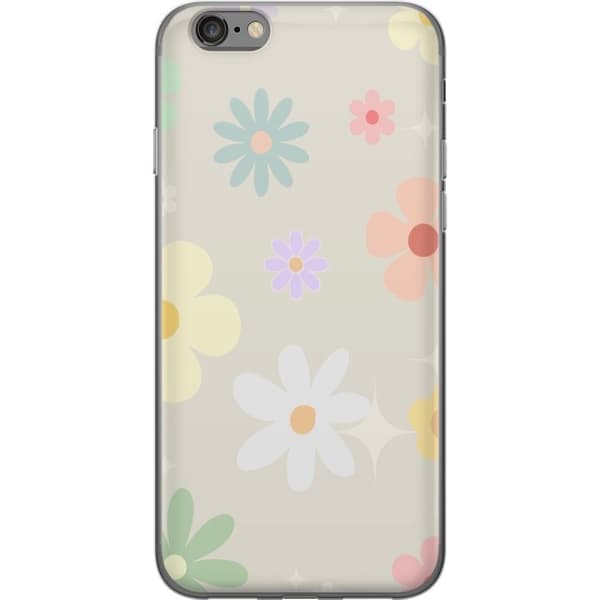 Apple iPhone 6 Taske med Fejende Blomster