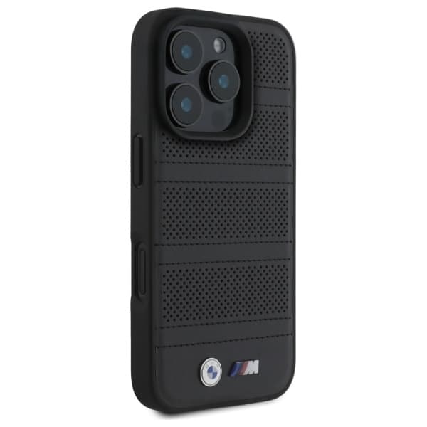 BMW telefontaske til iPhone 16 Pro Max MagSafe M perforeret linje