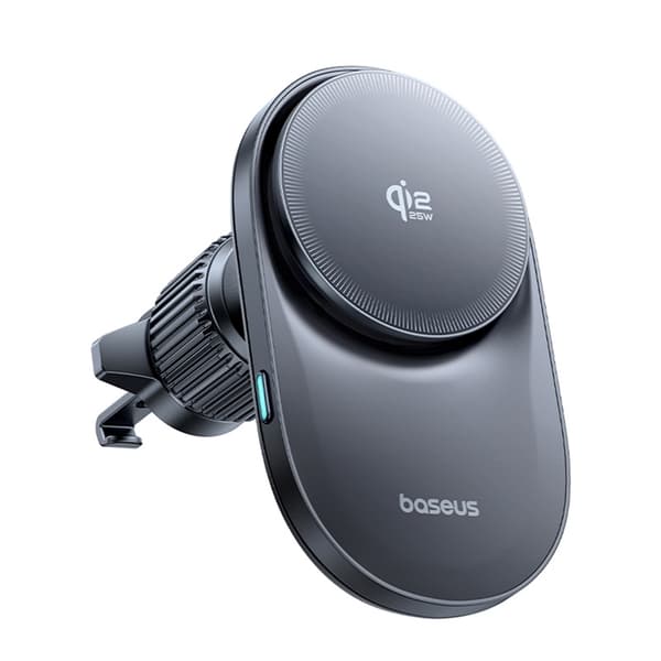 Baseus PrimeTrip VC2 Pro Qi2.2 MagSafe Bilholder med Køleventilator - Sort