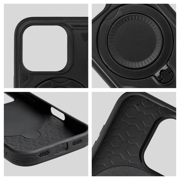 Telefontaske til iPhone 16 Frost Armor - Sort