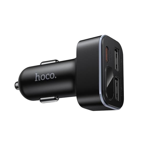 Hoco Billaddare 42W 1xUSB-C 2xUSB-A QC3.0 Z63A - Svart