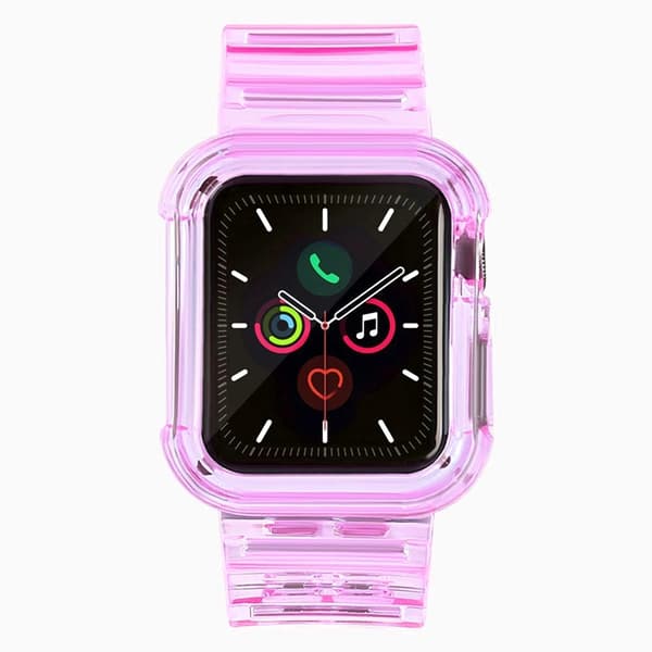 Apple Watch (42mm) ranneke silikoni - punainen