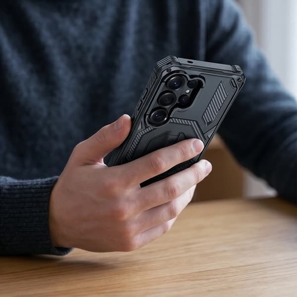 Tech-Protect Mobilcover Til Galaxy S26 Ultra Magsafe Magblast 2-Sæt - Sort