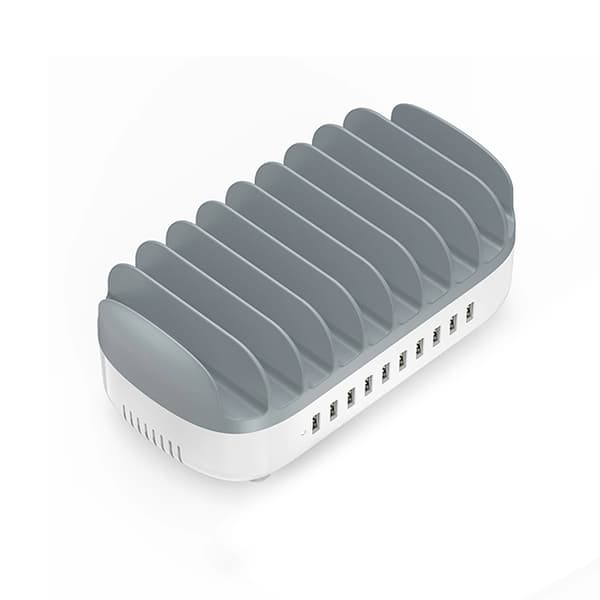 Orico Smart Ladestation 10xUSB-A - Hvid