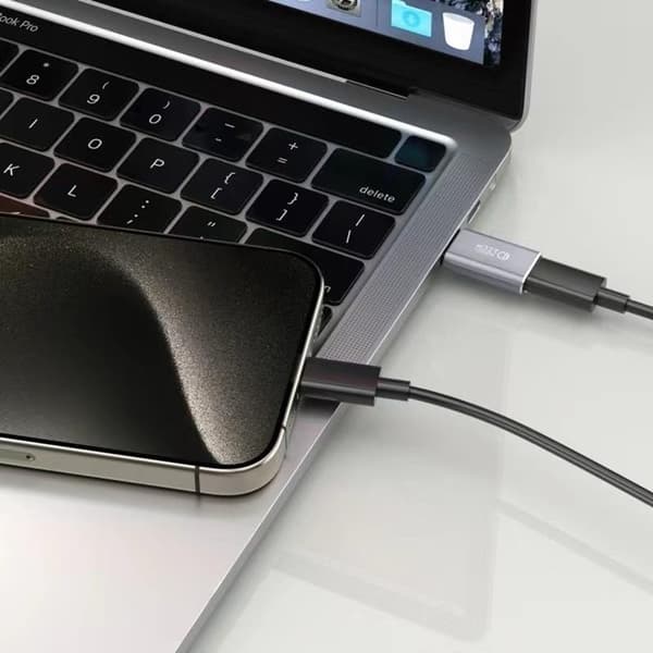 Tech-Protect USB-C Till Lightning Adapter Ultraboost - Svart