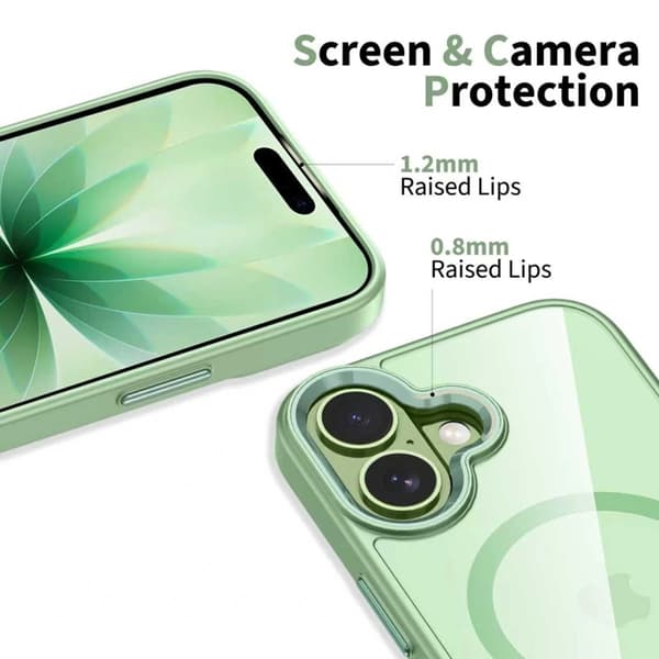 Tech-Protect Mobilskal till iPhone 17 Magsafe Magmat - Sage/Clear