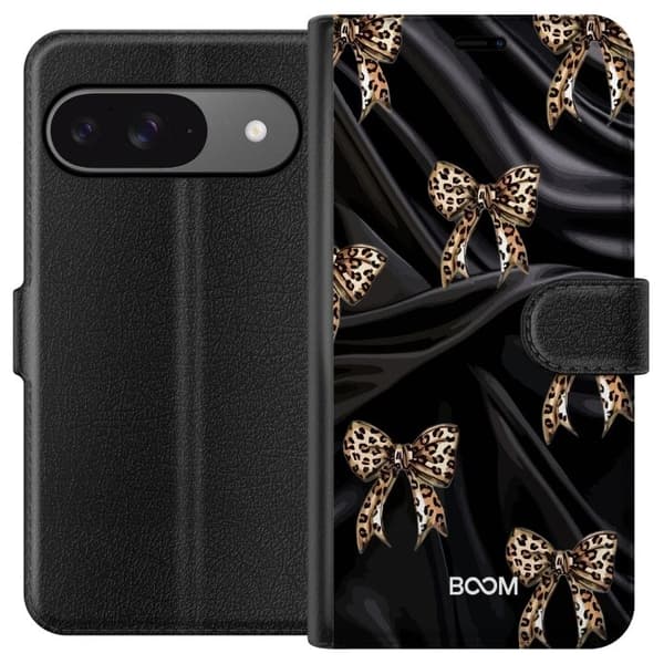 Plånboksfodral till Google Pixel 9 Pro med Leopard Bow