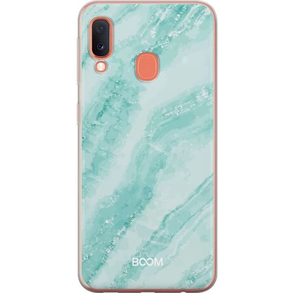 Telefontaske til Samsung Galaxy A20e med Mint Marble