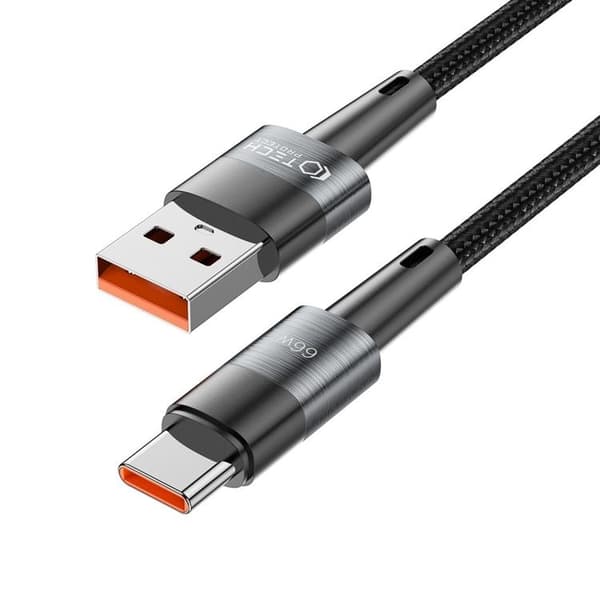Tech-Protect USB-C–USB-A-kaapeli Ultraboost 1m - Harmaa