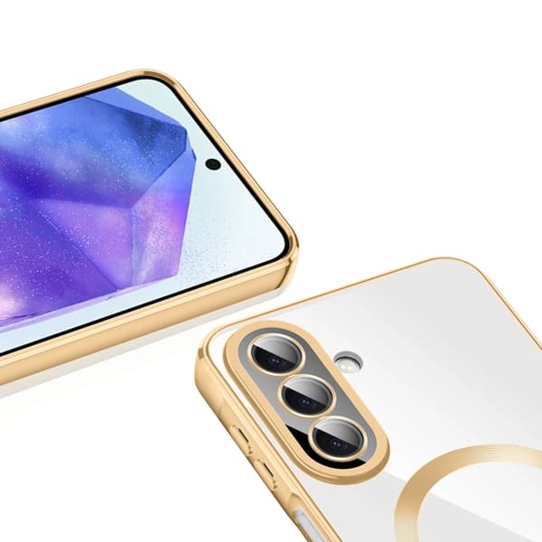 Tech-Protect Mobilskal För Galaxy A27 Magsafe Magflex - Shiny Guld