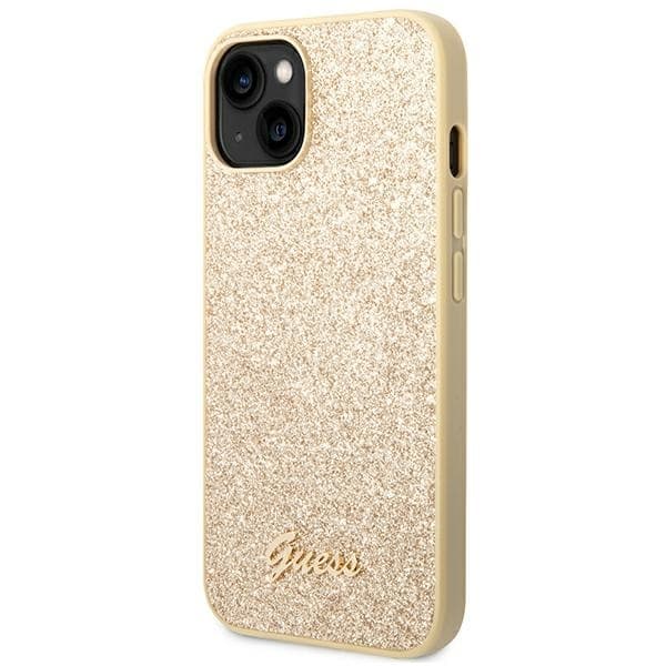 Guess Mobilskal till iPhone 14 / 15 / 13 MagSafe Glitter Script