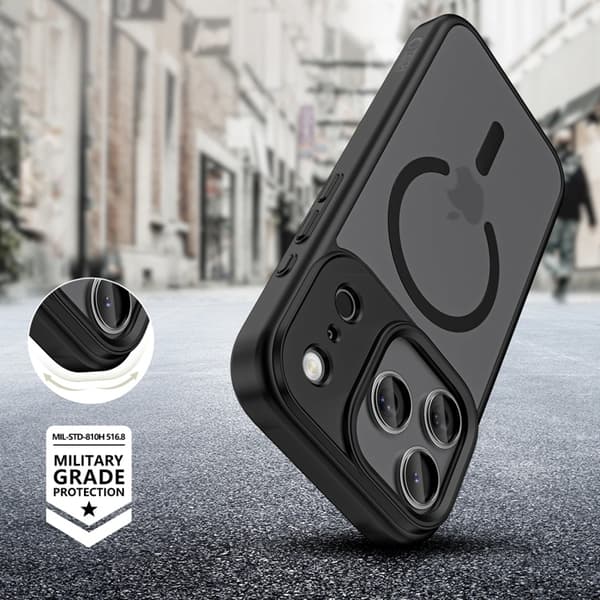Tech-Protect Mobilskal till iPhone 17 Pro Magsafe Matte - Svart