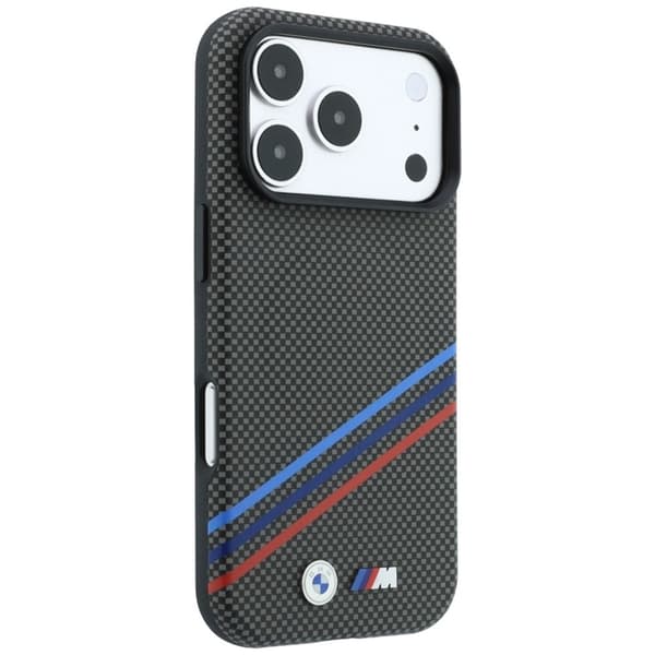 BMW Mobilskal För iPhone 18 Pro Max/17 Pro Max Magsafe M Quadrille Kevlar Print