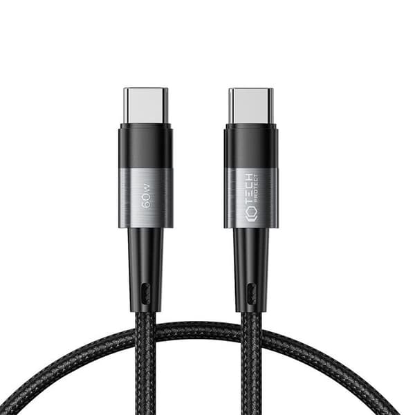 Tech-Protect USB-C til USB-C Kabel Ultraboost 0.25m - Grå