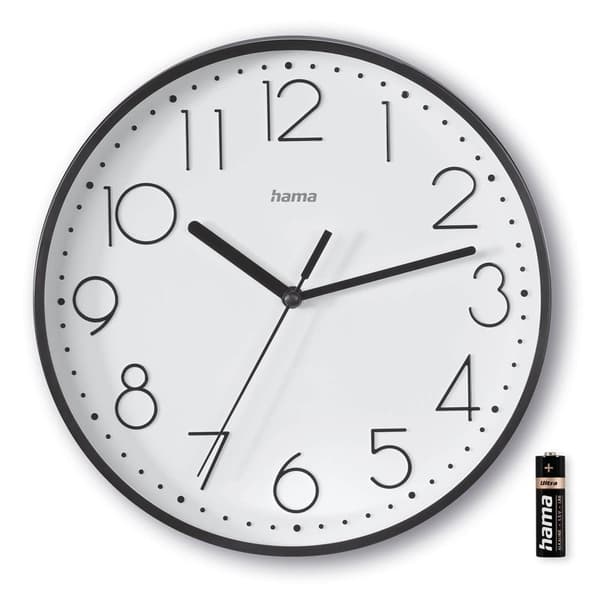 HAMA Vægur Salina Diameter 22cm Sort
