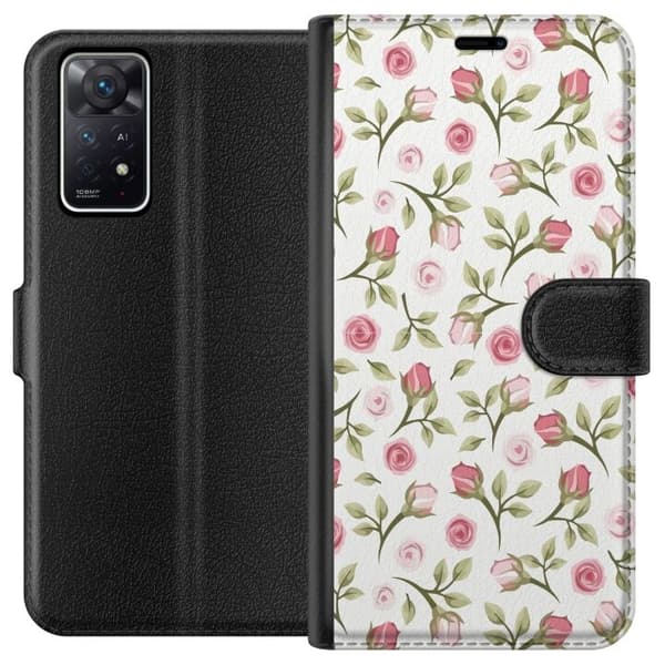 Pung Taske til Xiaomi Redmi Note 11 Pro 5G med Blomster